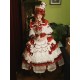 Classical Puppets Gateau de Antoinette Rose Cream Bridal One Piece(Limited Pre-Order/Full Payment Without Shipping)